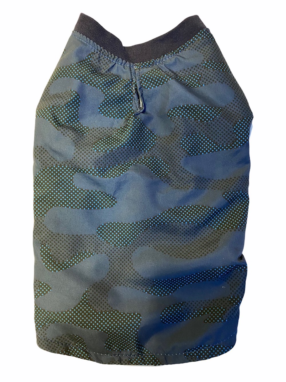 Lacivert Puantiyeli Kamuflaj Yağmurluk