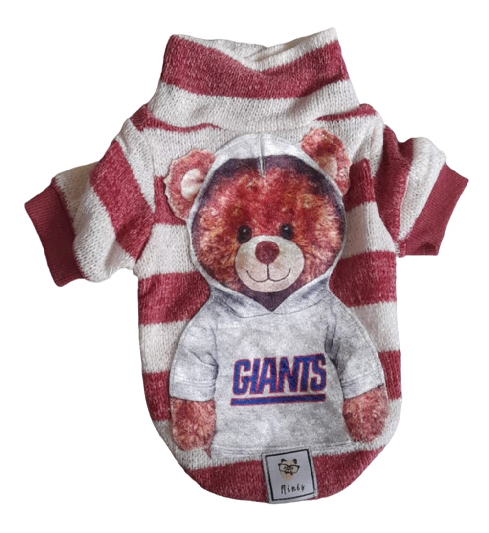 Pembe Kadife Teddy Küçük Köpek Kazağı (2 kg-11 kg arası köpeklere uygun bedenlerde)