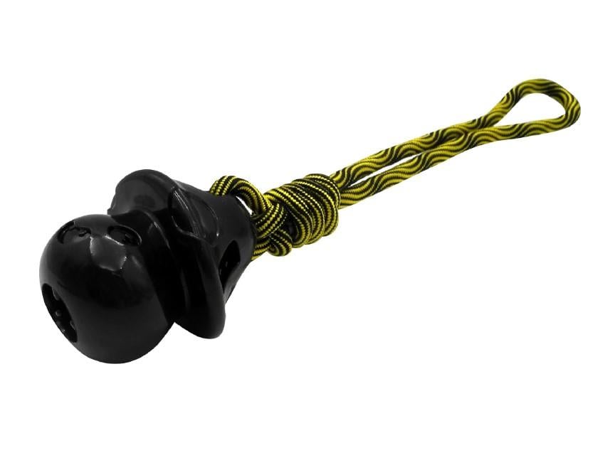 Gimdog Funghetti TPR, Çekiştirmeli Köpek Oyuncağı Siyah 35 cm