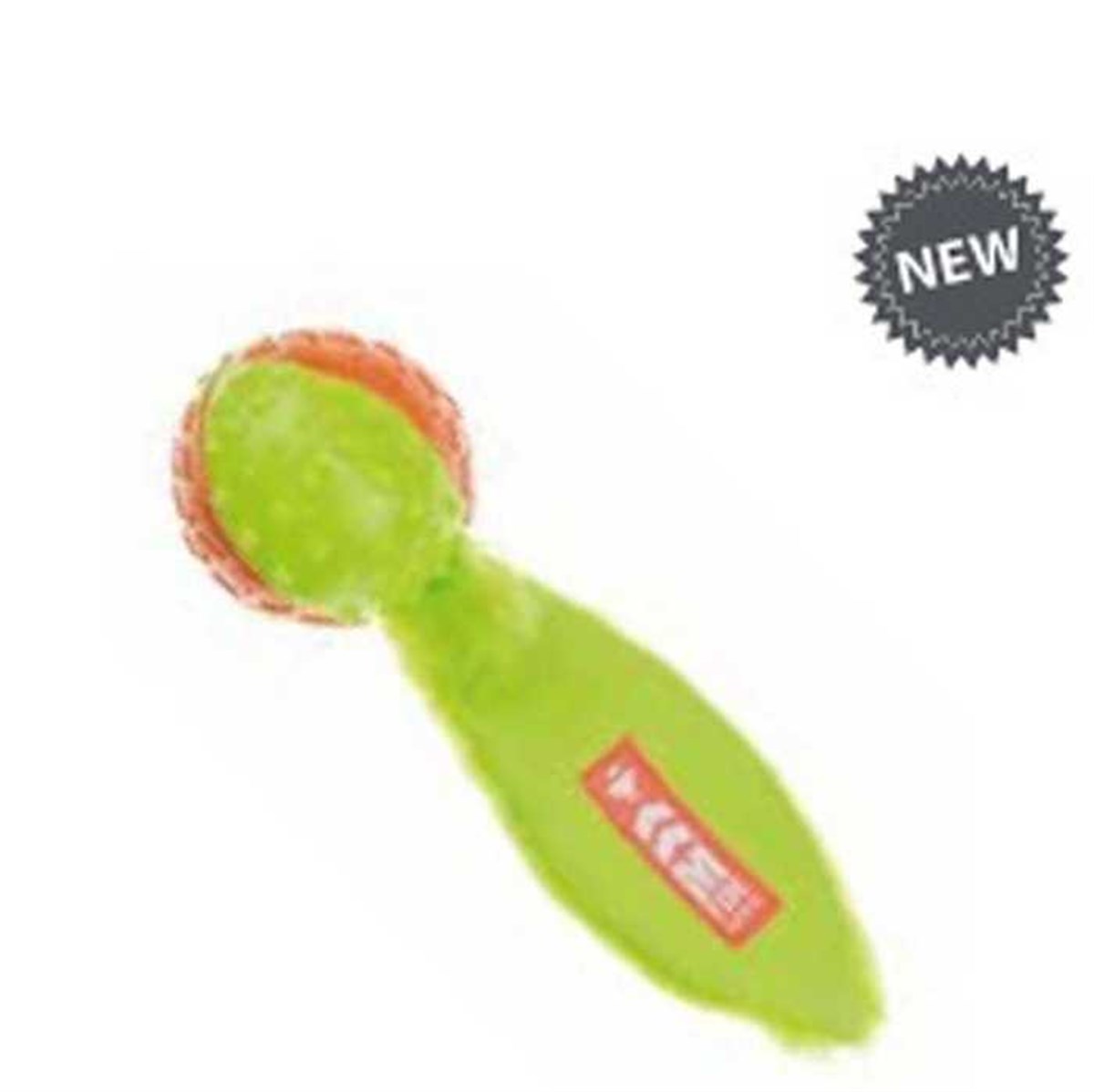 M-Pets Meteor Termoplastik Peluş Sesli Köpek Oyuncağı 25Cm Turuncu Yeşil