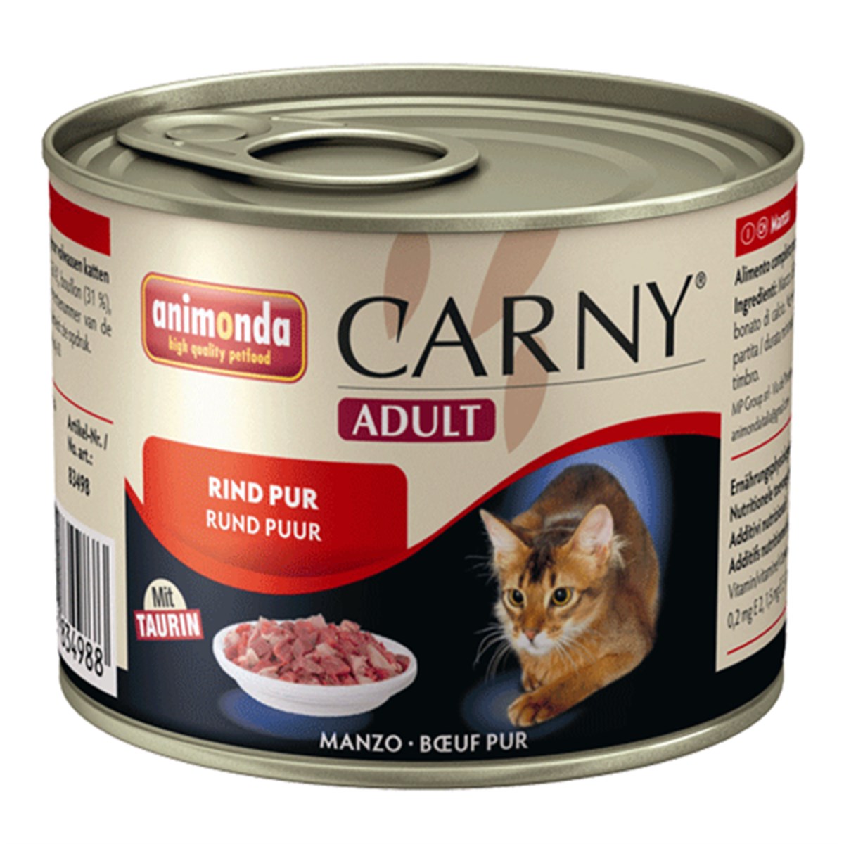 Animonda Carny  200 gr Sığır Etli Yetişkin Kedi Konservesi