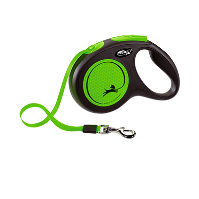 Flexi New Neon Yeşil S 5 m Otomatik Şerit Gezdirme Tasması Max 15 kg 
