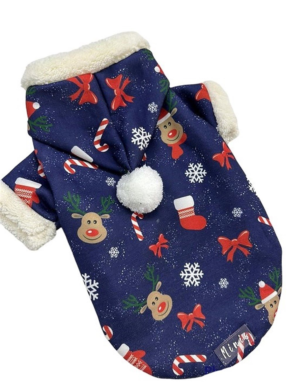 Miniş Xmas Deer Küçük-Orta Irk Köpek Yılbaşı Sweatshirtü