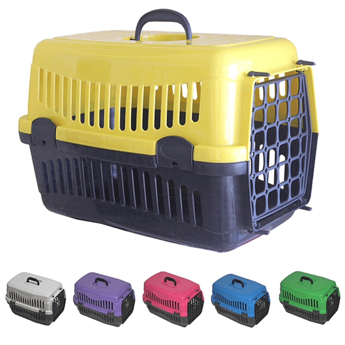 Pet Style Kedi Köpek Plastik Taşima Çantasi Büyük Boy 63 Cm Sarı