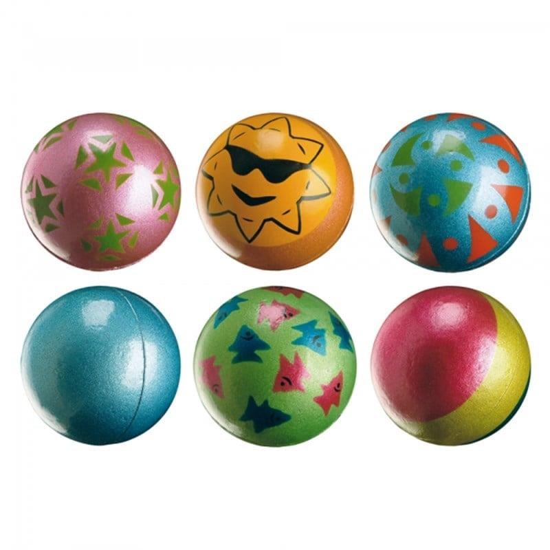 Ferplast Sert Kauçuk Neon Top Köpek Oyuncağı 6 cm (1 Adet)