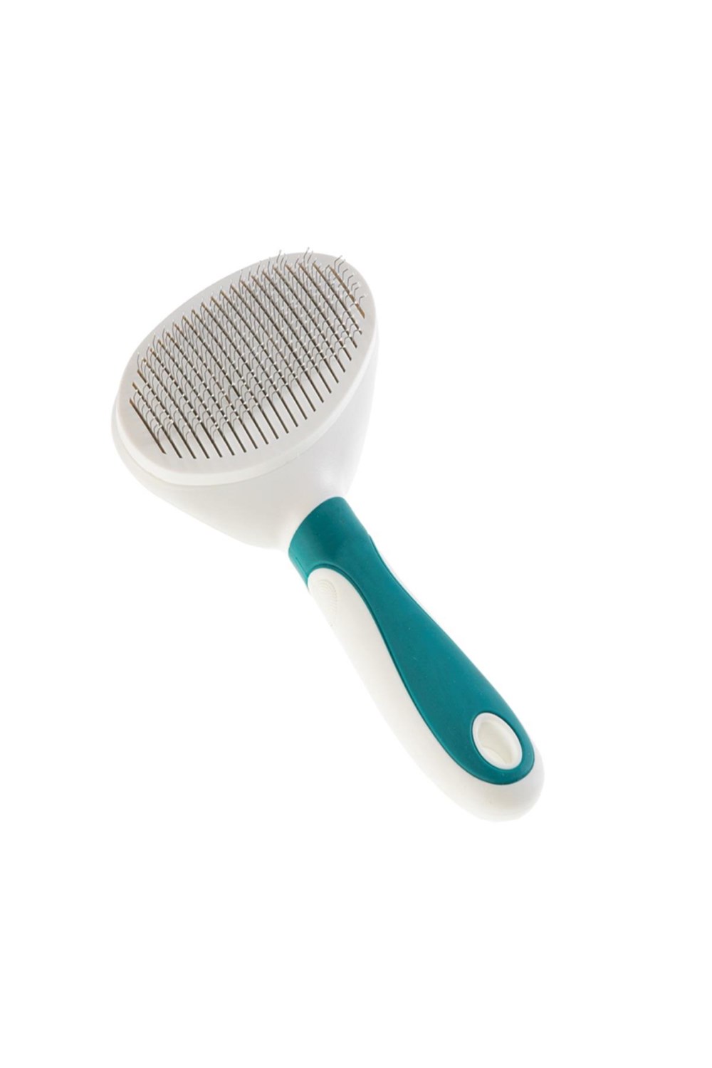 Gimdog Silikon Başlıklı Otomatik Temizlenen İnce Tel Kedi ve Köpek Fırçası 19,5 x 11 cm