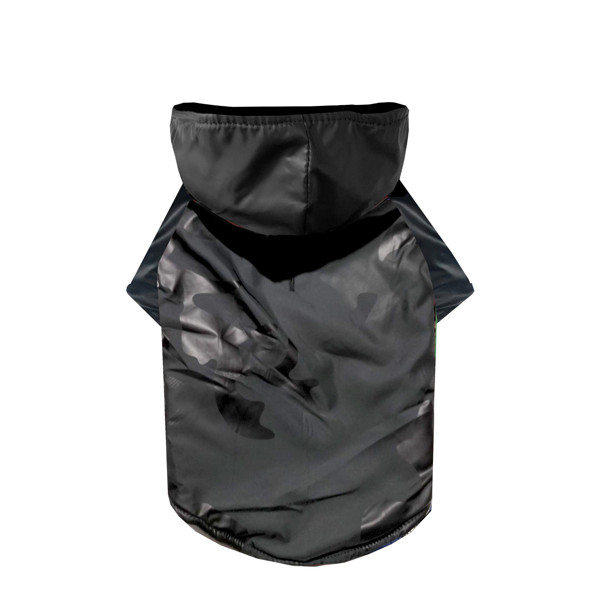 Alphadog Camo Black Küçük Irk Köpek Montu