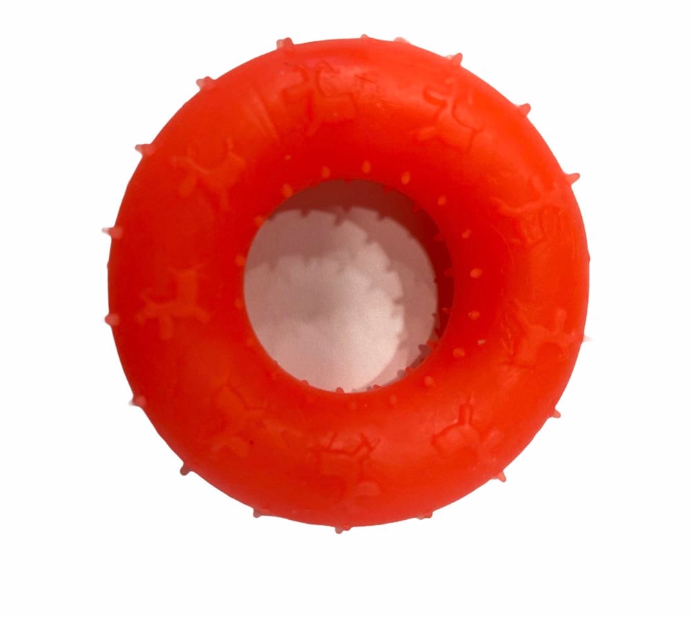 Termo-Plastik Köpek Oyuncağı Çap: 7 cm Turuncu