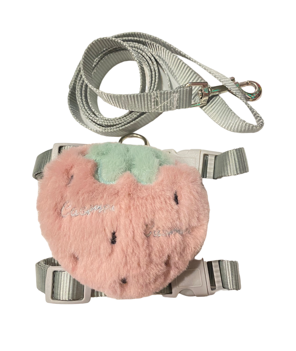 Plush Heart Köpek Tasma Seti (Göğüs: 30 cm - 50 cm)