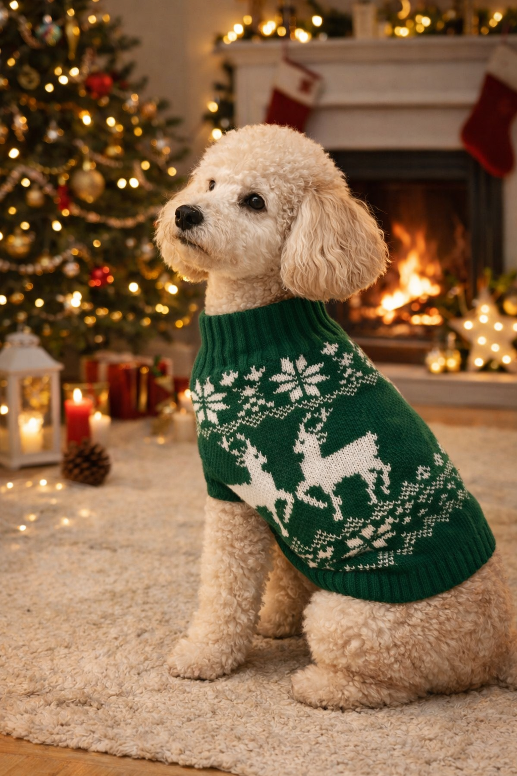 Alphadog Noel Green Köpek Kazağı