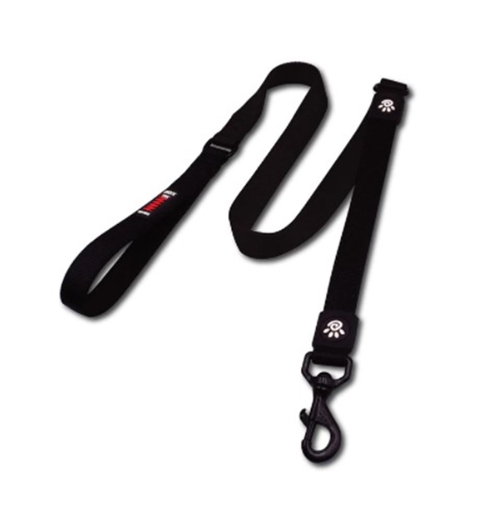 Doco Bungee Şok Emici Çift Katmanlı Köpek Gezdirme Kayışı 2 cm x 120 cm Black S/M