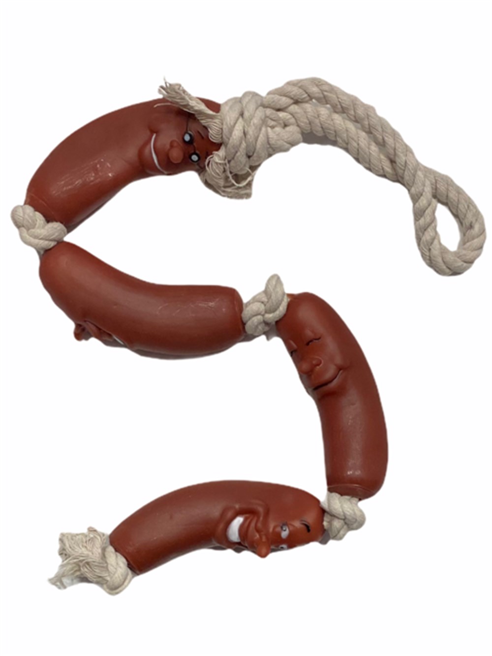 4'lü Plastik Sosis Köpek Oyuncağı 70 cm