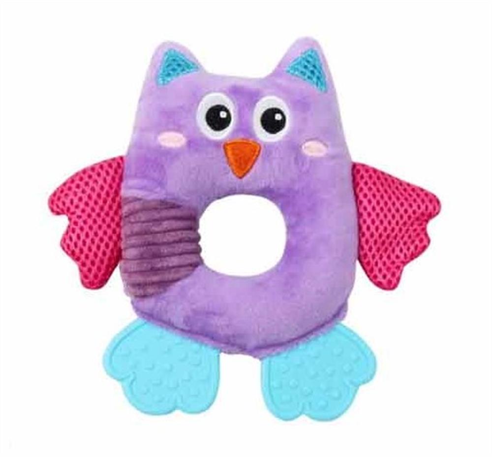 Pawise Vivid Life-Hollow Owl Sesli, Hışırtılı Köpek Oyuncağı 17 cm