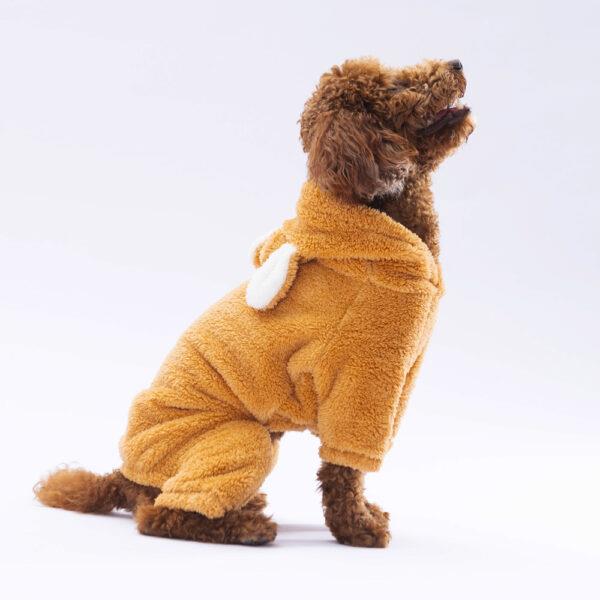 Pawstar Latte Tapeti Peluş Küçük Irk Köpek Tulumu