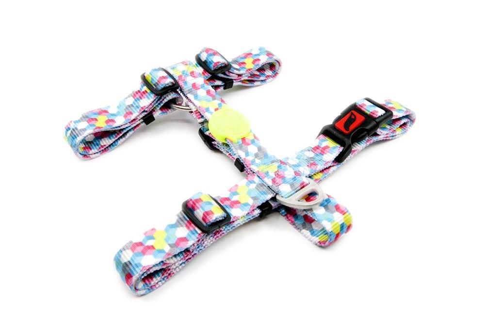 Tailpetz H-tip Cube S Küçük Irk Köpek Göğüs Tasması (Göğüs 32 cm x 51 cm)