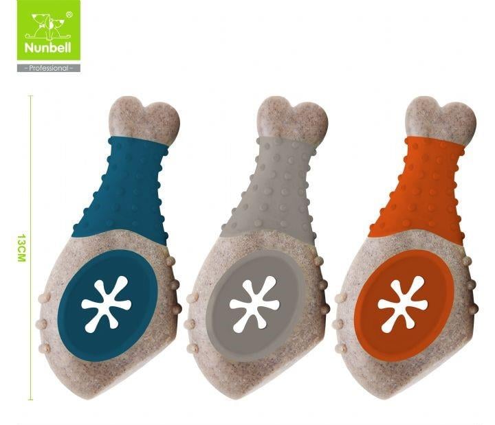 Nunbell Kuvvetli Çiğneyen Köpekler için Aromalı Sert But 13 cm