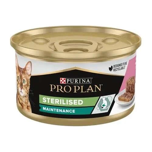 Pro Plan Sterilised Somonlu Kısırlaştırılmış Yetişkin Kedi Konservesi 85 Gr
