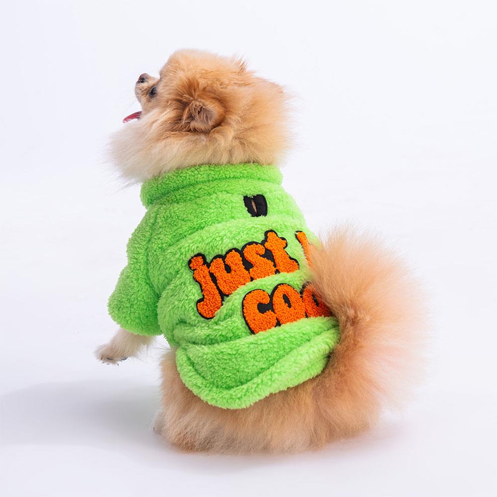 Pawstar Yeşil Cool Sweet Küçük Irk Köpek Pofuduk Sweatshirt