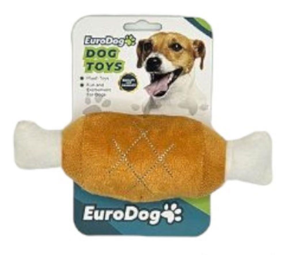 Eurodog Et Şekilli Sesli Peluş Köpek Oyuncağı 19 cm