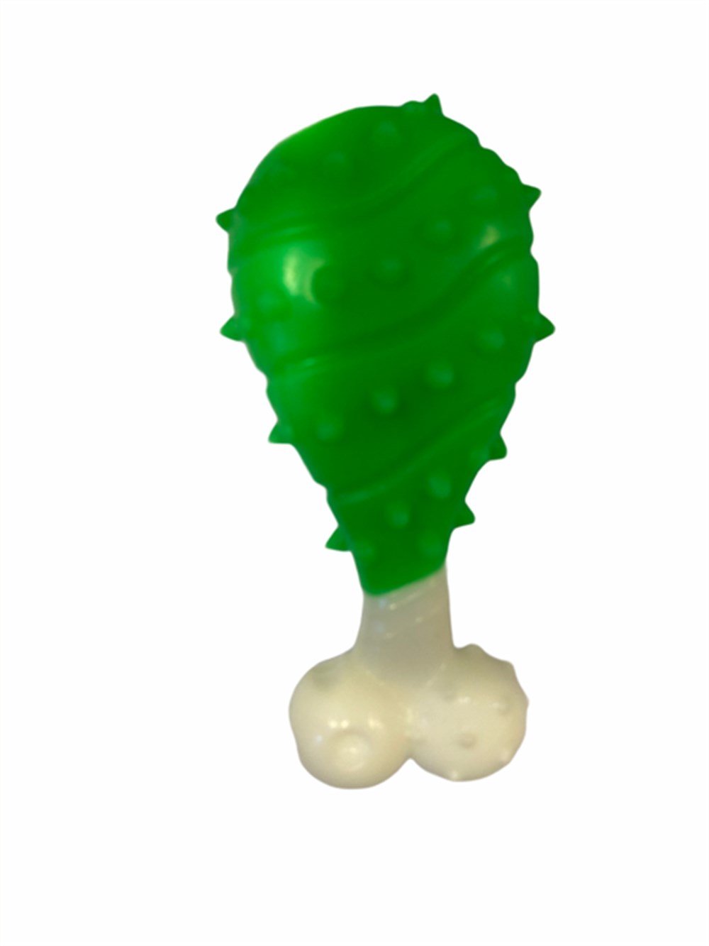 Termo-Plastik Köpek Oyuncağı But 12 cm Yeşil
