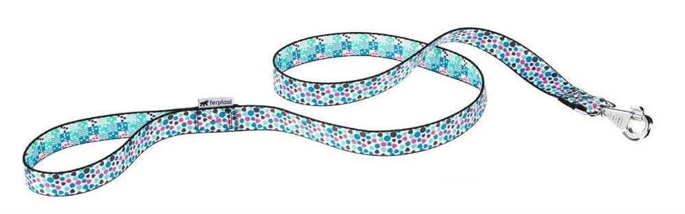 Ferplast Dots Gezdirme Kayışı 120 cm x 2,5 cm