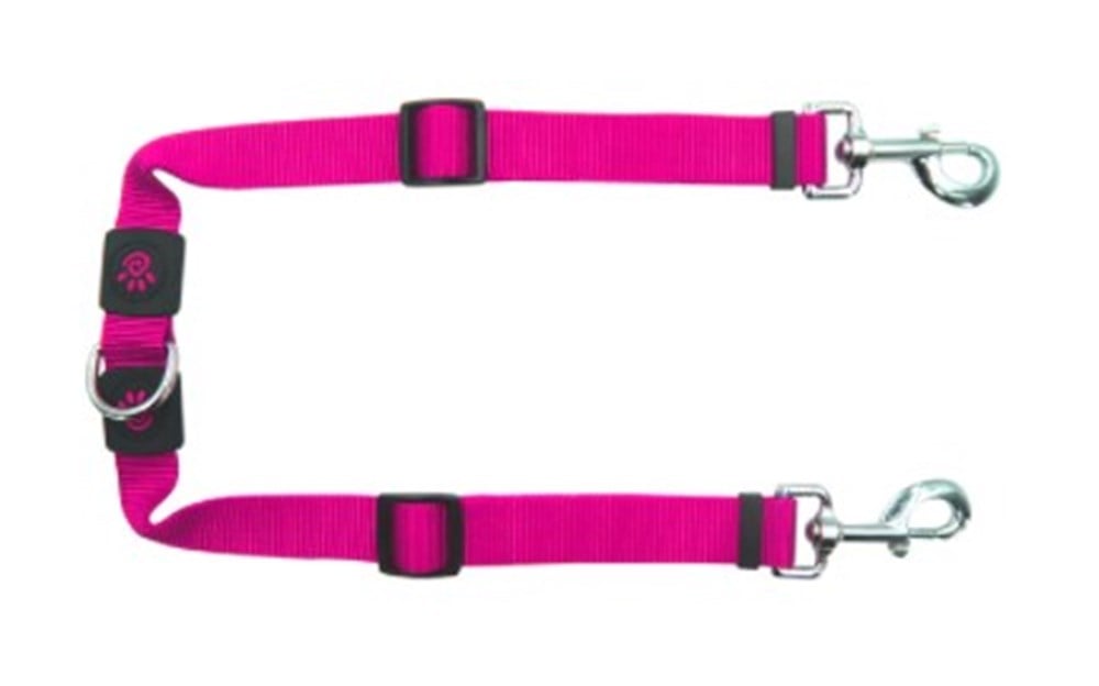 Doco Signature Coupler 2'li Köpek Gezdirme Kayışı Pink M