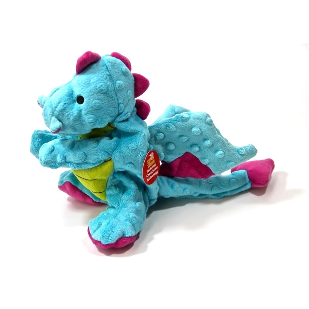 Isırmaya Dayanıklı, Sesli Turkuaz Peluş Dinazor 40 cm