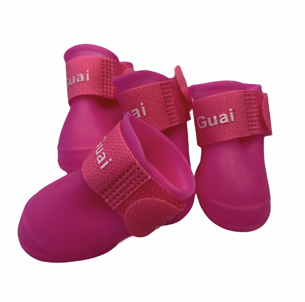 Ally Paws Pembe Silikon Köpek Ayakkabısı S 