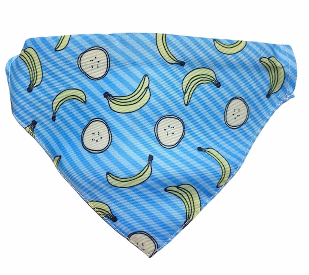 Meyve Desenli Bandanalı Köpek Boyun Tasması