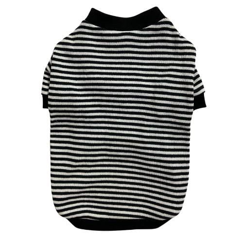 Gedyco Siyah Beyaz Basic Köpek T-shirtü