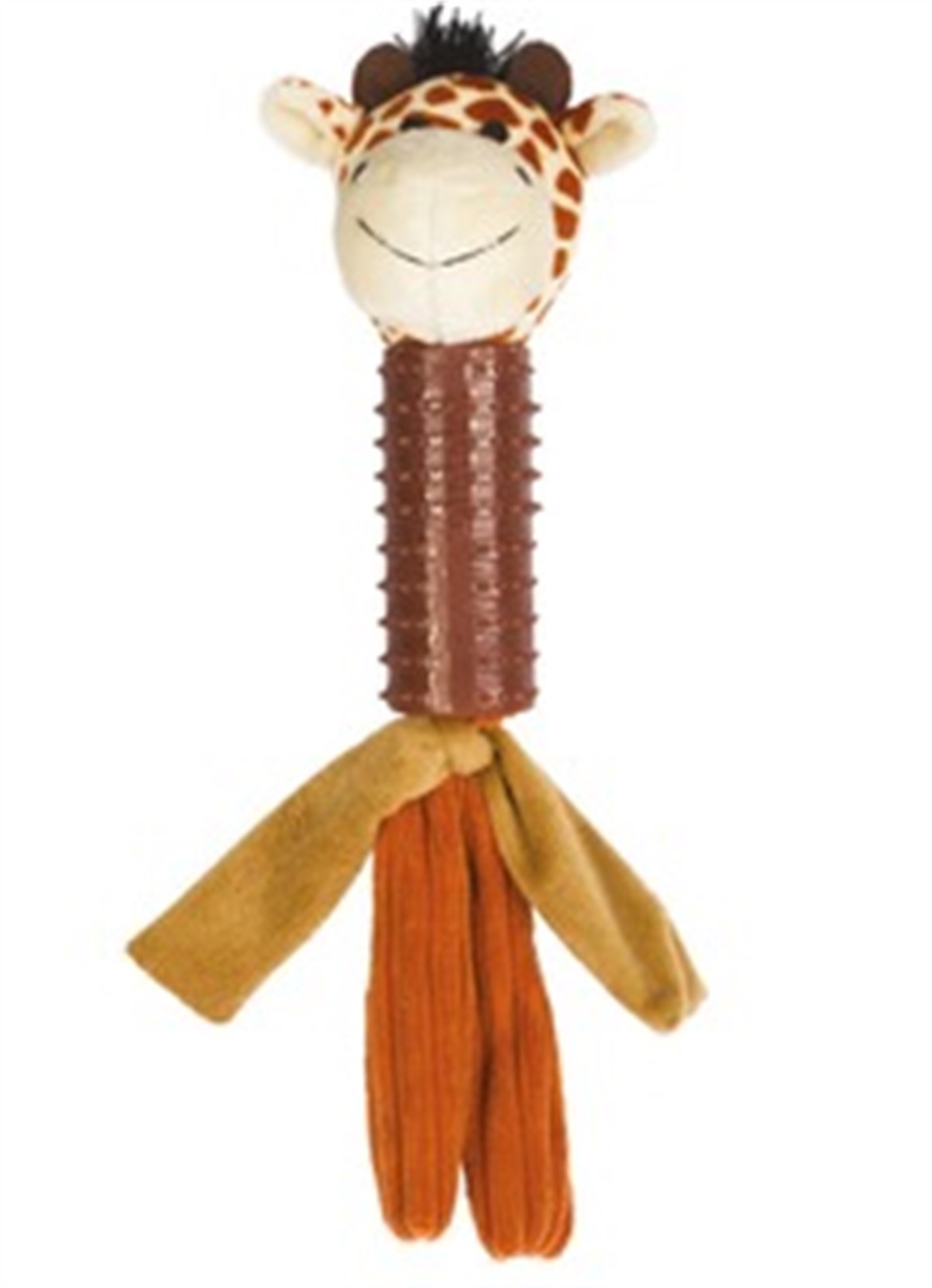 M-Pets Zürafa Şekilli Diş Kaşımalı Sesli Peluş Köpek Oyuncagı 36x9x5 Cm Kahverengi
