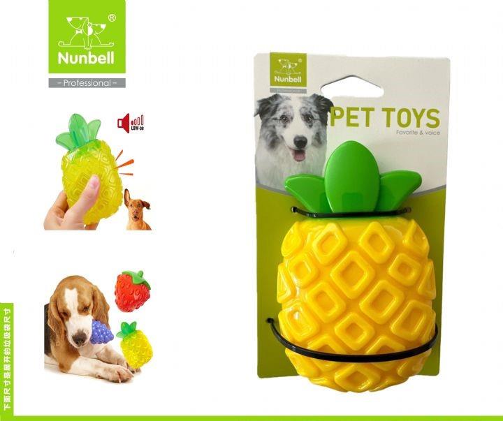 Nunbell  Aromalı ve Sesli Ananas Köpek Oyuncağı