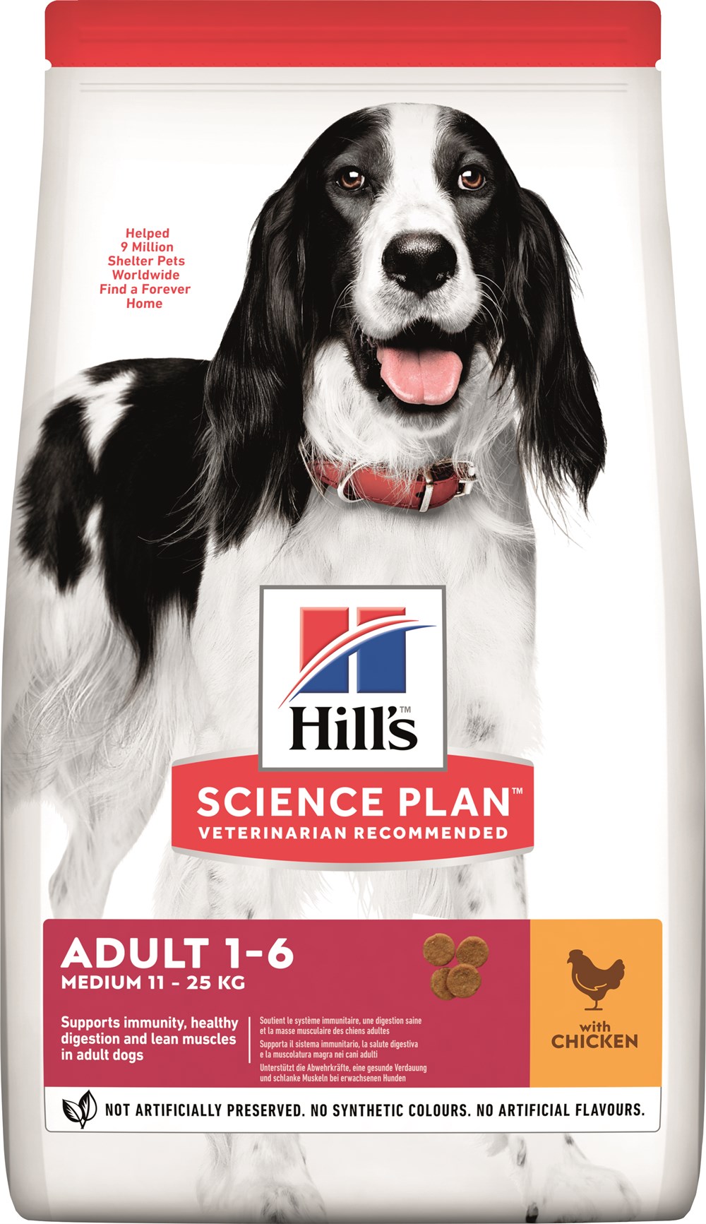 Hill's Science Plan 2,5 kg Orta Irk Tavuklu Yetişkin Köpek Maması