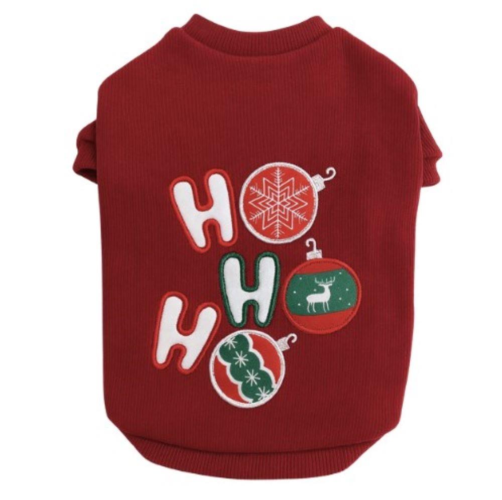 Gedyco Hohoho Bordo Küçük Irk Köpek Likralı Sweatshirt