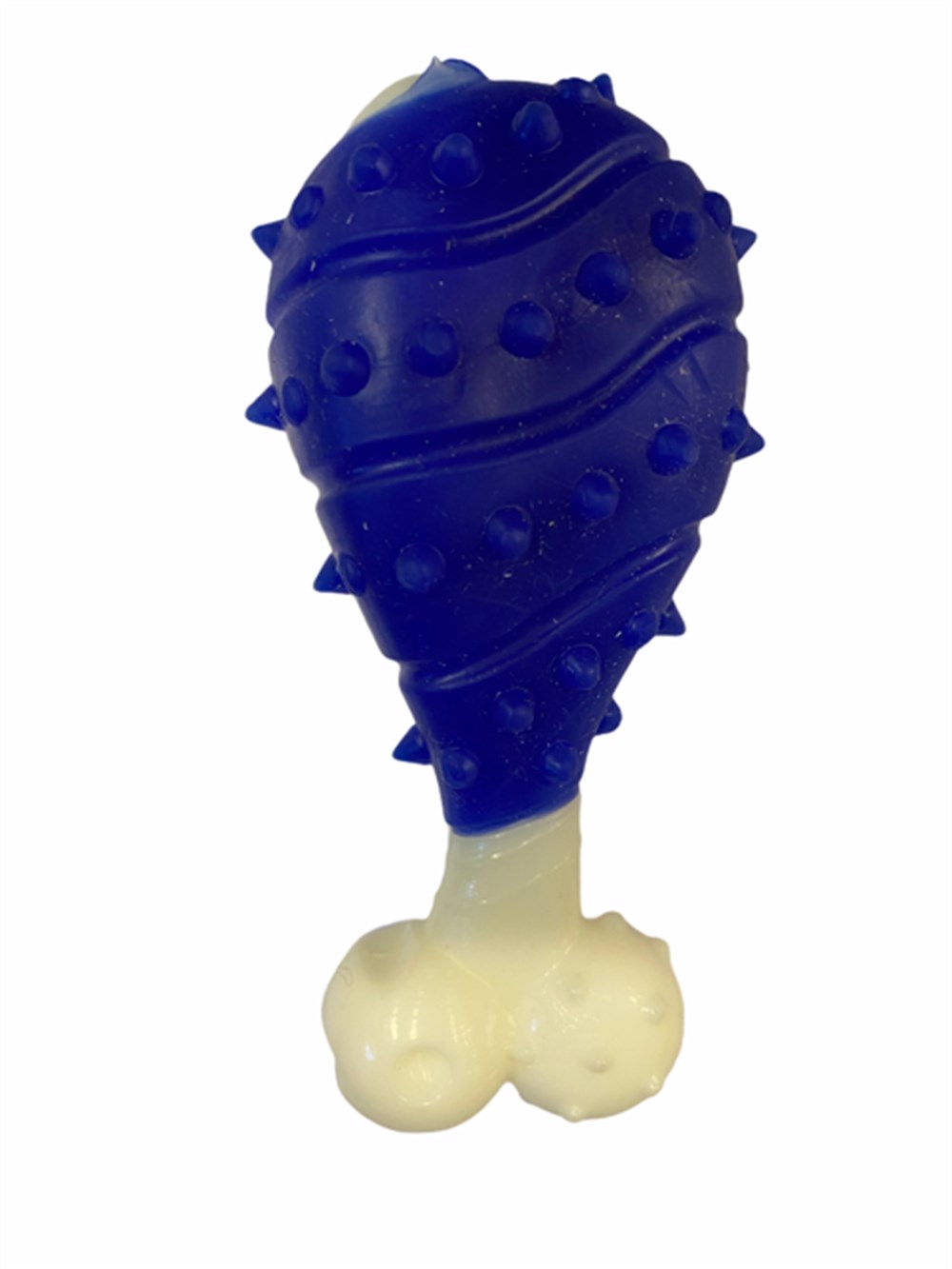 Termo-Plastik Köpek Oyuncağı But 12 cm Lacivert