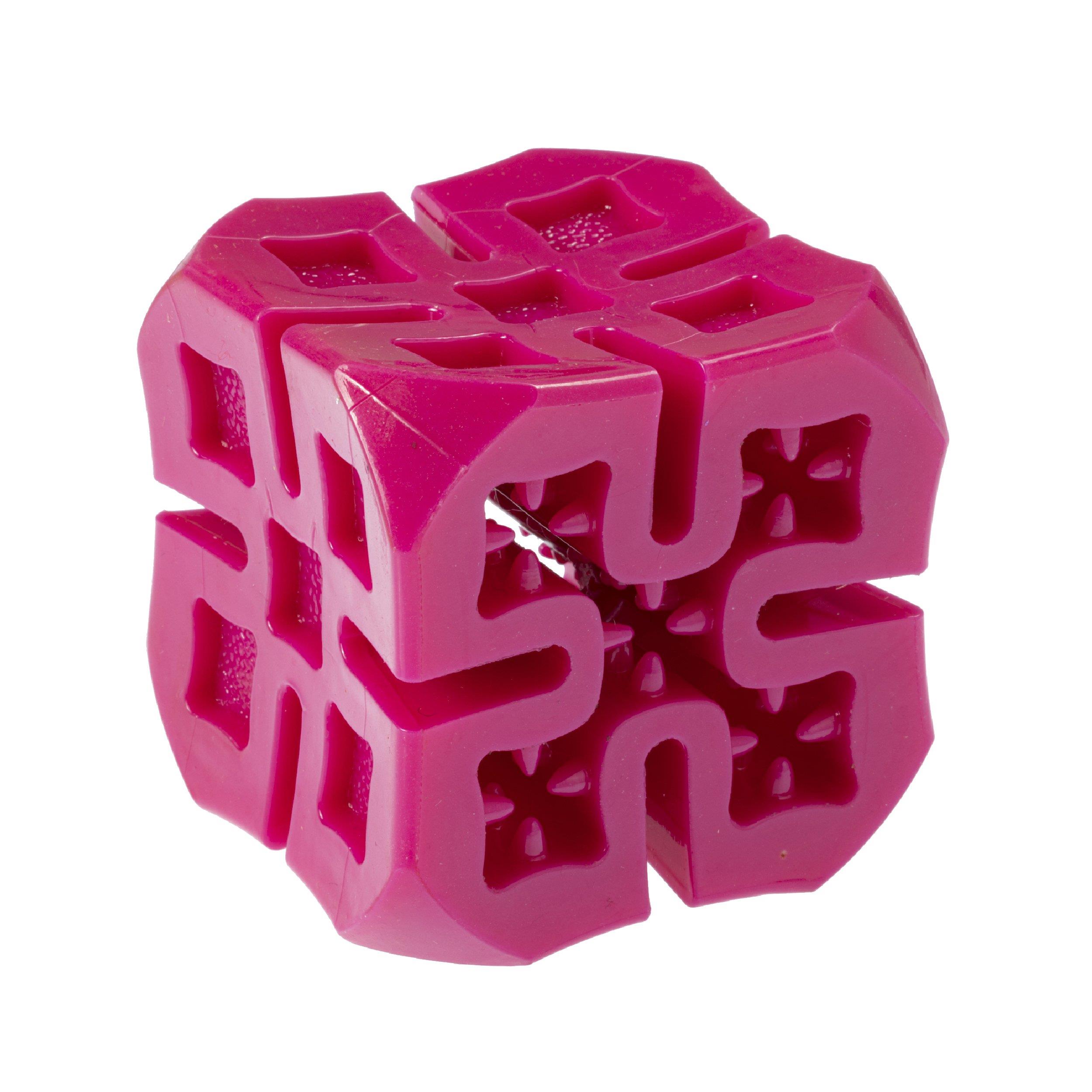 Gimdog TPR Pembe Köpek Ödül Küpü Oyuncak 7 cm