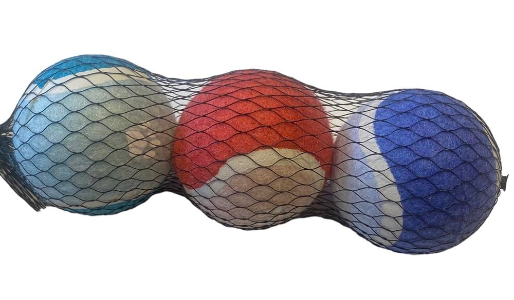 Nunbell Pati Desenli 3'lü Tenis Topu 6,5 cm