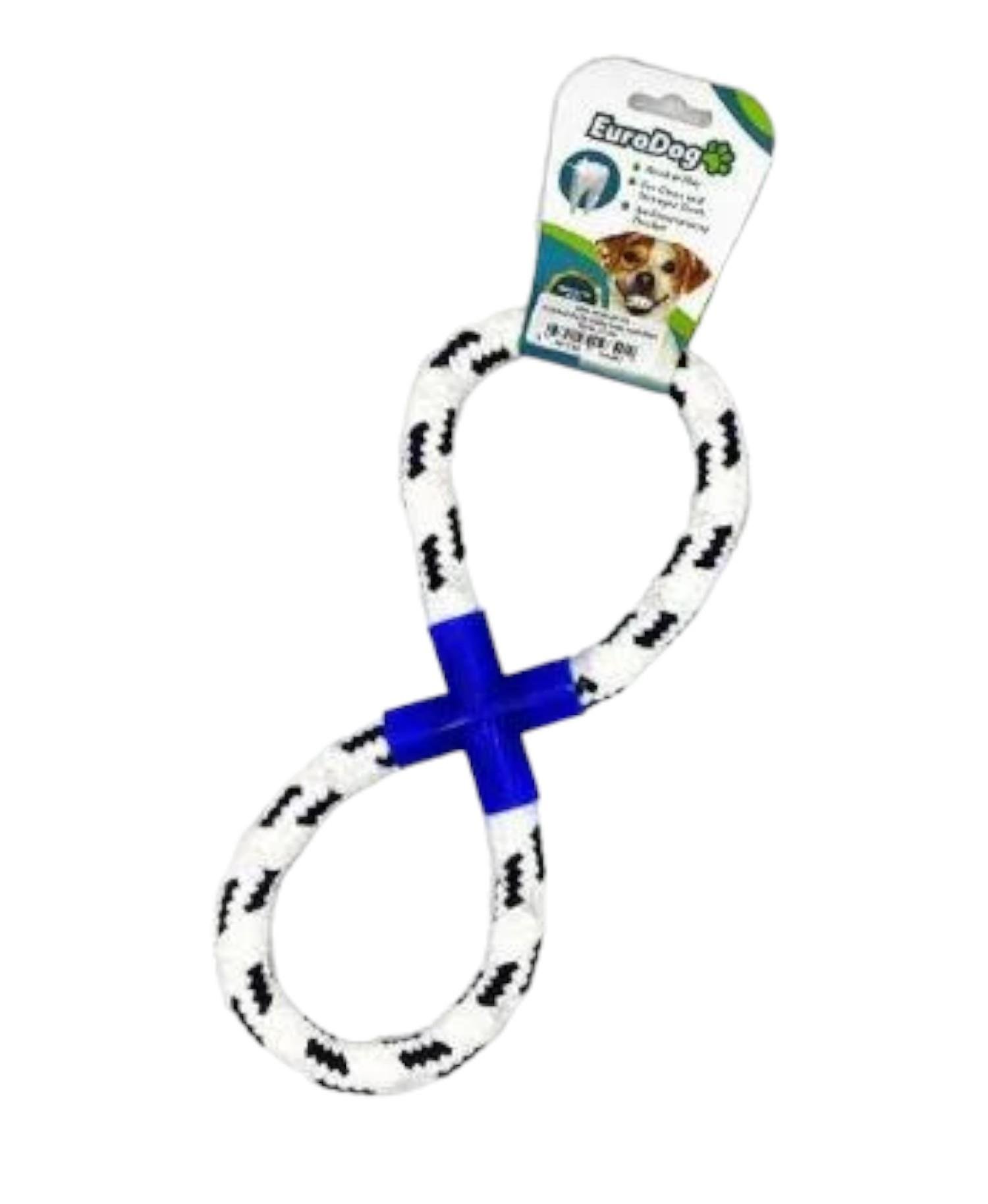 Eurodog Halka Sekiz Köpek Oyun ve Diş İpi  25 cm