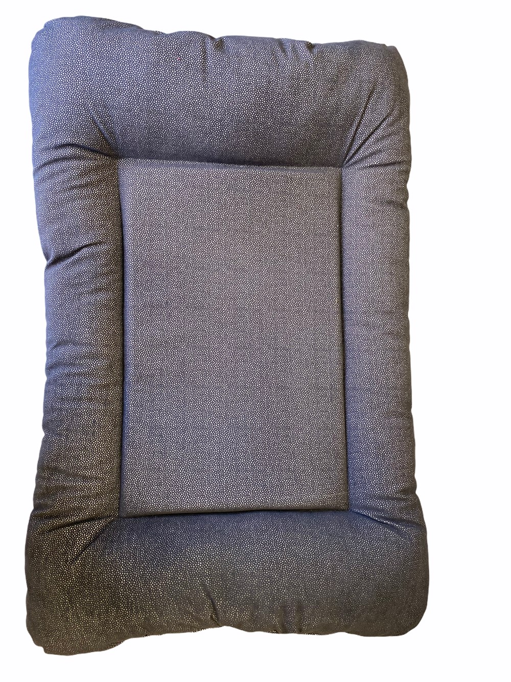 Köpek Minderi Gri Noktalı 90x60x15 cm