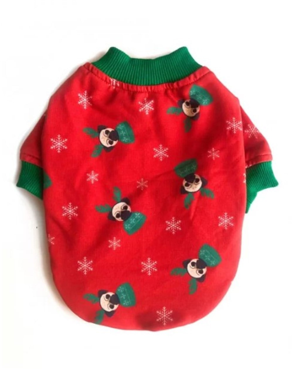 Lolidogs Xmas Pug Küçük Irk Köpek Sweatshirtü