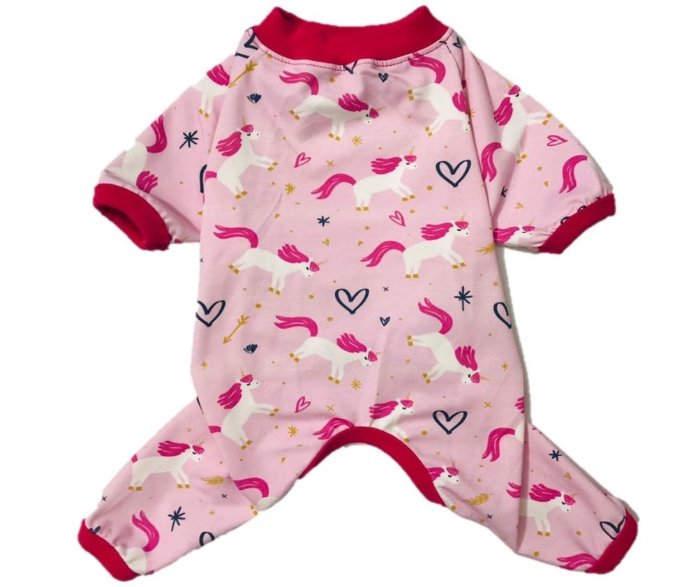 Gedyco Küçük Irk Köpek Unicorn Penye Tulum Pijama