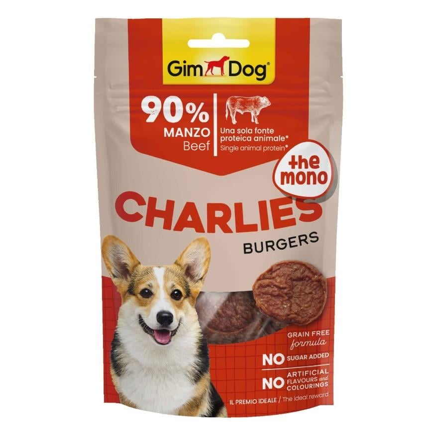 Gimdog Charlies The Mono Burgers Sığır Etli 70 Gr Köpek Ödülü
