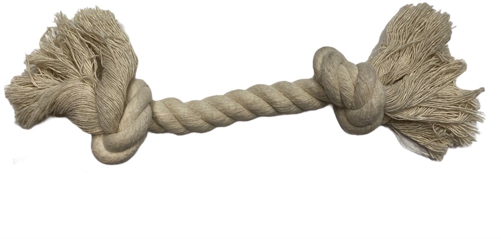 Çift Düğümlü Püsküllü Oyun ve Diş İpi 22 cm