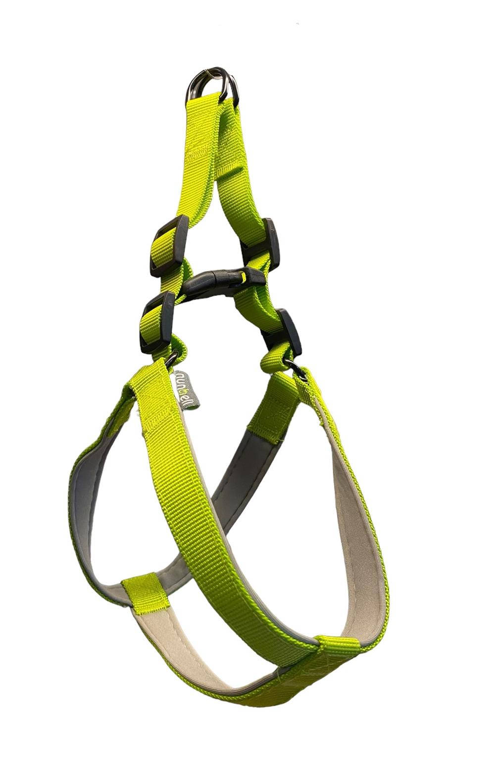 Neoprenli Lime Köpek Göğüs Tasması (Göğüs: 50 cm +/- 3 cm)