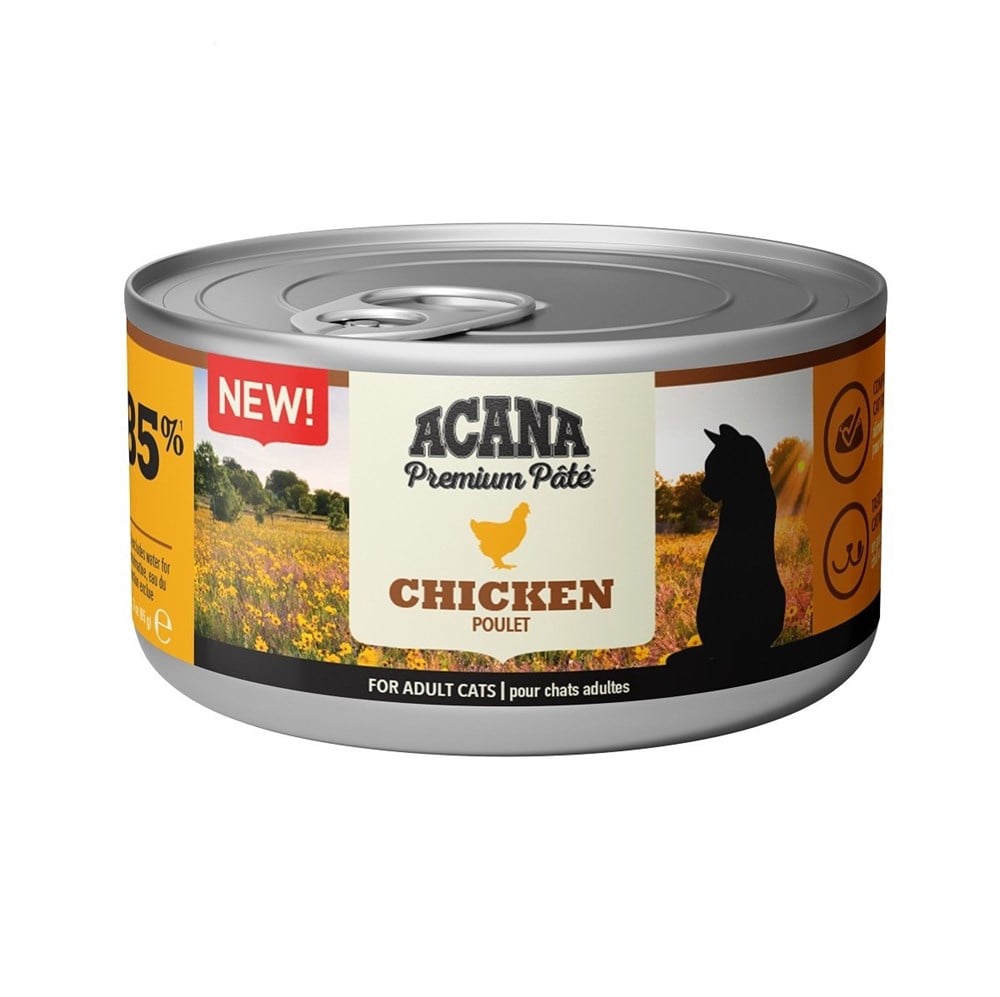 Acana Premium Pate (Ezme) Tavuk Etli 85 gr Kedi Konservesi