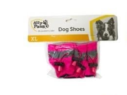 Ally Paws Altı Kaydırmazlı içi Polarlı Köpek Ayakkabısı 2XL Pembe