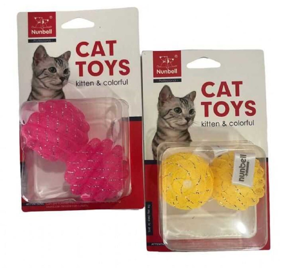 Nunbell 2'li Hışırtılı Sarmal Kedi Oyuncağı 5 cm