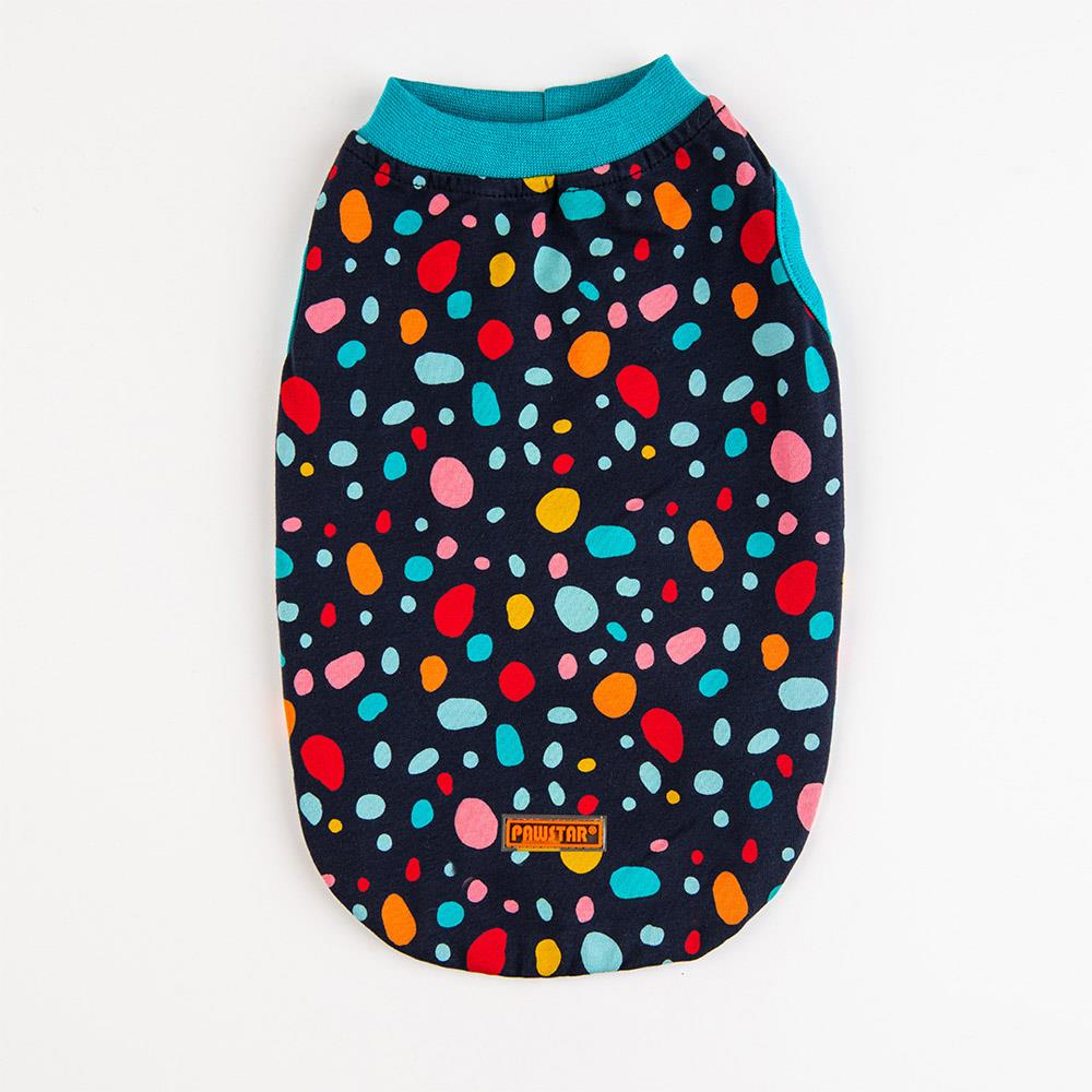 Pawstar Spots Küçük Irk Köpek Penye T-shirt