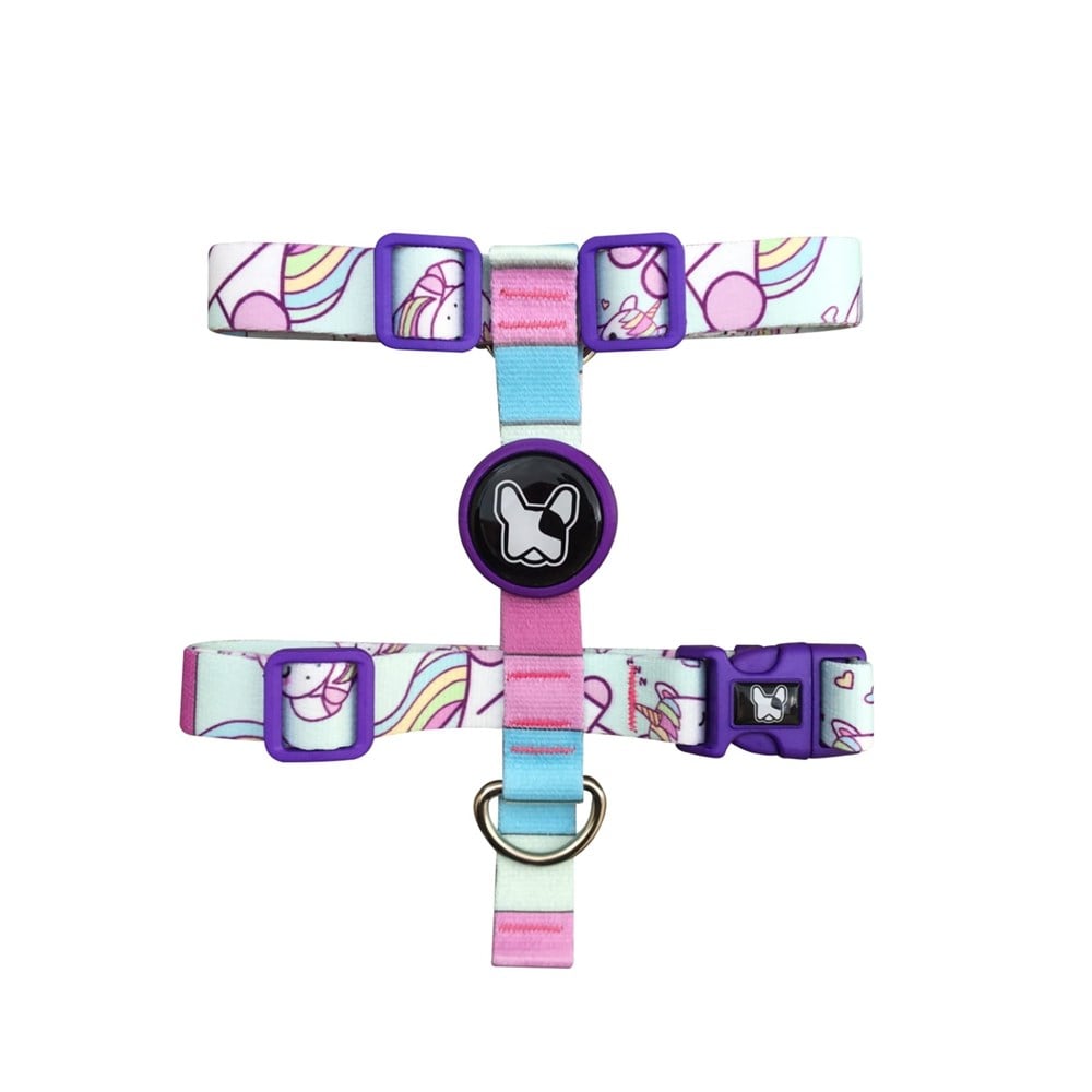 Dogness H-tip Unicorn Blue XL Orta ve Büyük Irk Köpek Göğüs Tasması (Göğüs 51 cm x 85 cm)