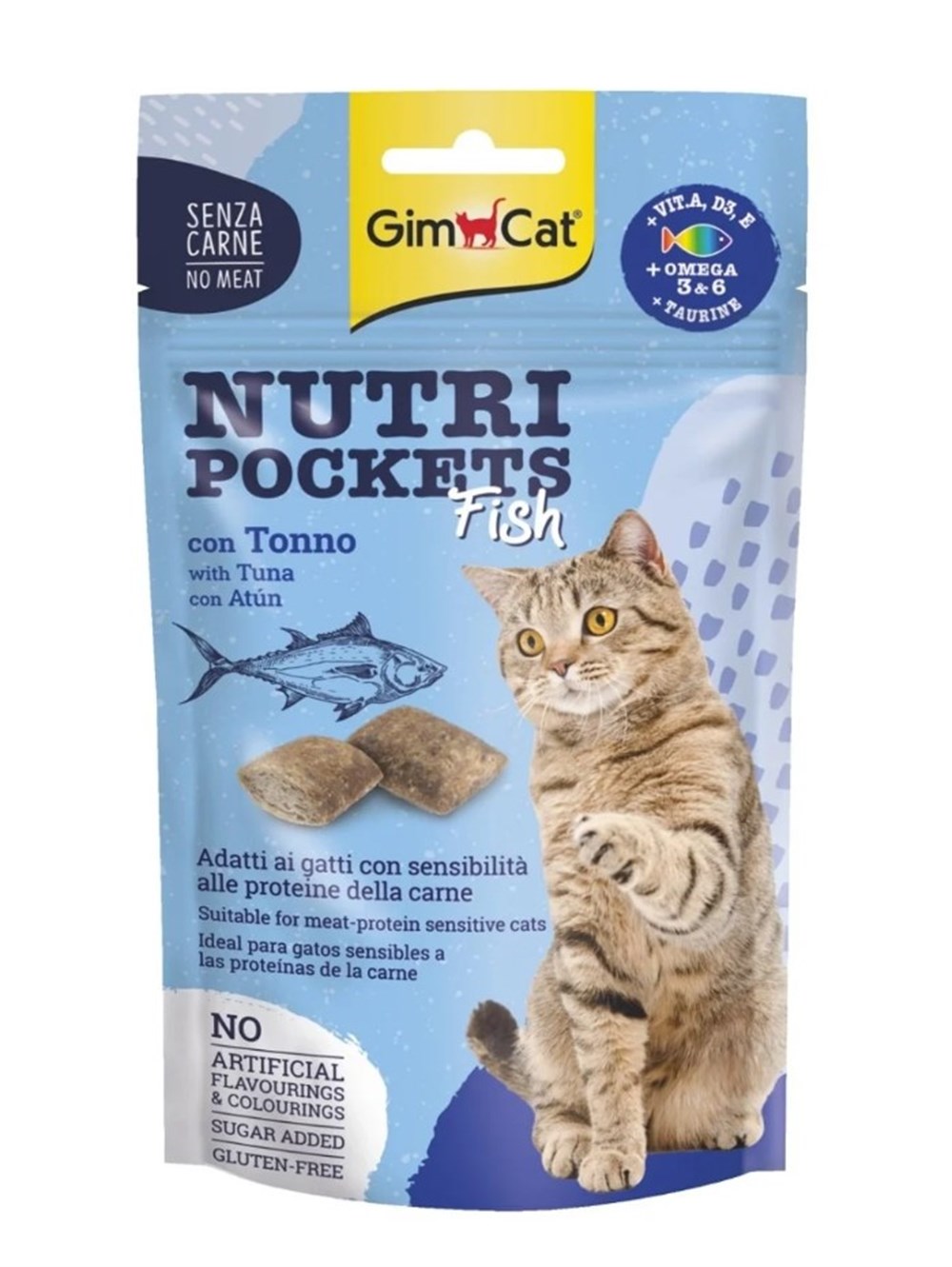 Gimcat Nutri Pockets Ton Balıklı Kedi Ödülü 60 Gr
